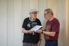 Lliurament certificat a Miquel Alba