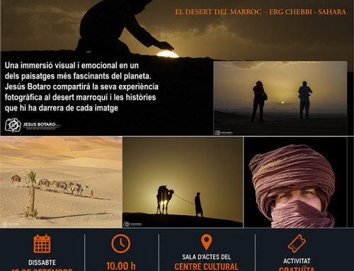 Inauguracio de l’exposició  «Chefchaouen: mirades en blau» i masterclass de fotografia de viatges amb Jesús Botaro